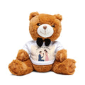 Romantic Proposal Teddy Bear — Plush Bear with 'Will You Be My Valentine?' T‑Shirt