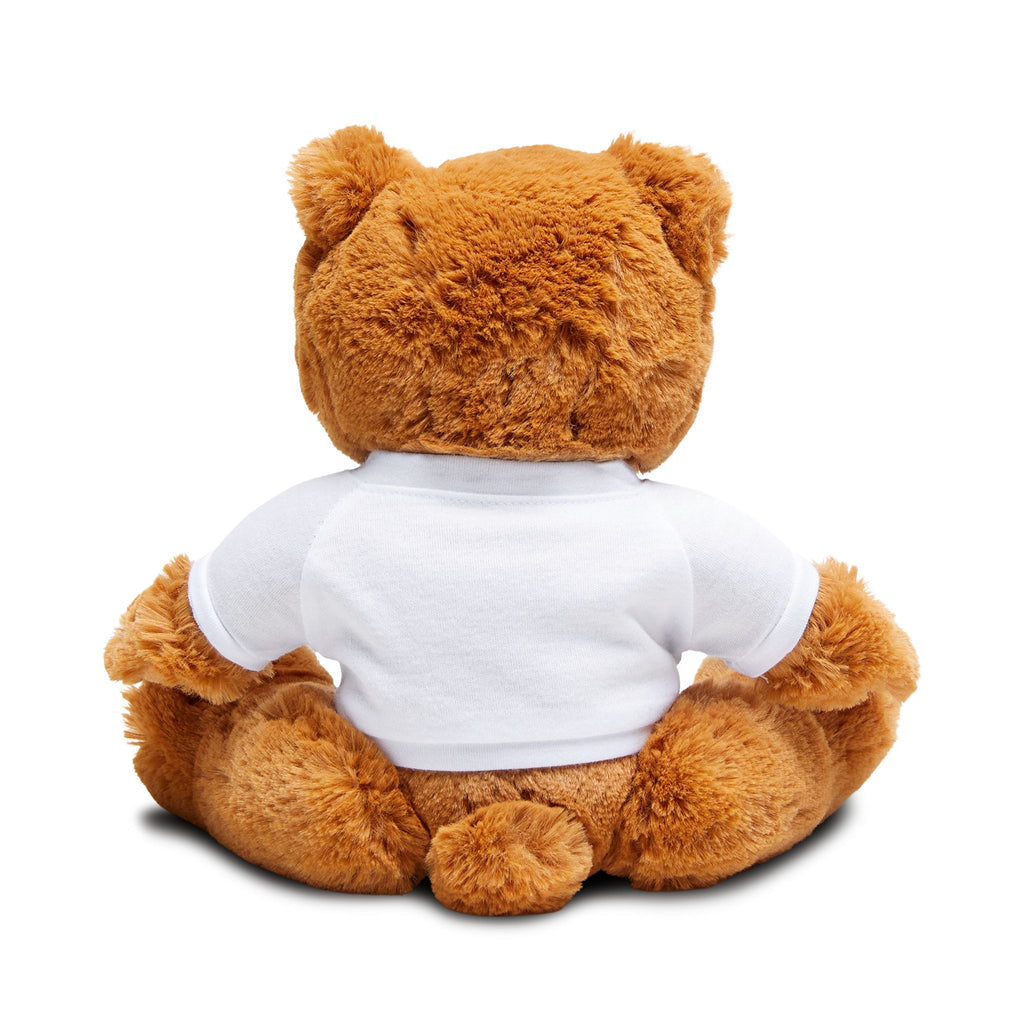 Romantic Proposal Teddy Bear — Plush Bear with 'Will You Be My Valentine?' T‑Shirt
