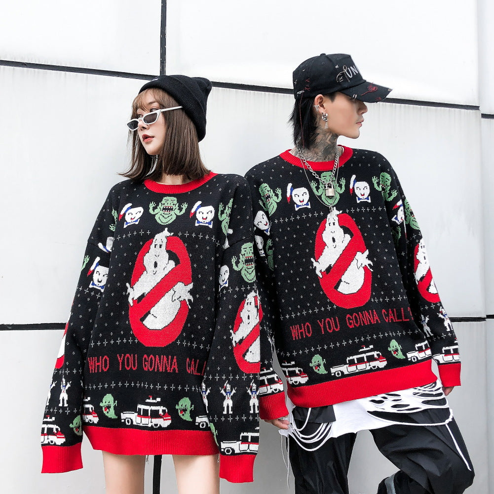 Lovely loose knit sweater sweater couple