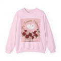 Valentine Floral Sweatshirt — "My Forever Valentine" Heart & Roses Crewneck