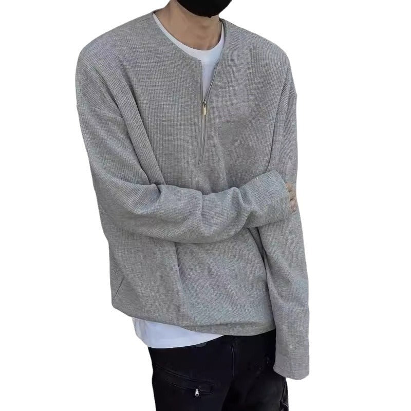 American-style High-street Crewneck Hoodie