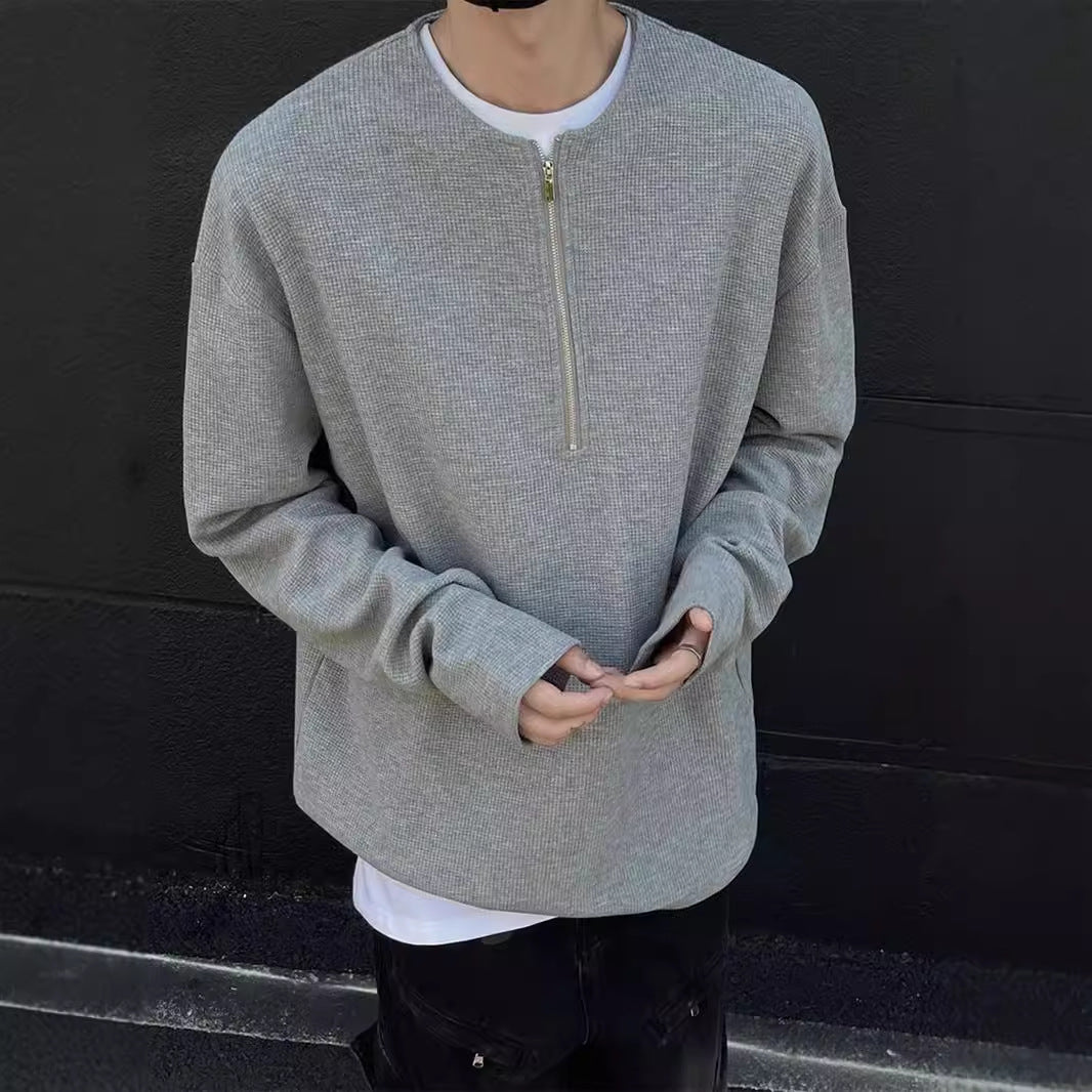 American-style High-street Crewneck Hoodie