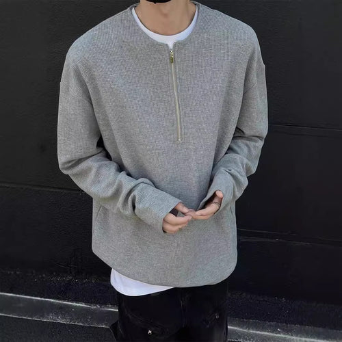 American-style High-street Crewneck Hoodie